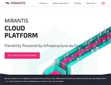Tablet Screenshot of mirantis.com